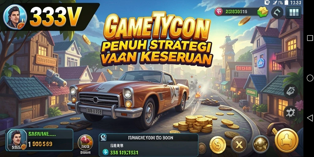 Tampilan gameplay Tycoon yang menarik dan menantang di 333V.