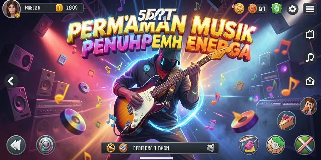 Tampilan gameplay 5RT yang interaktif dan menarik.