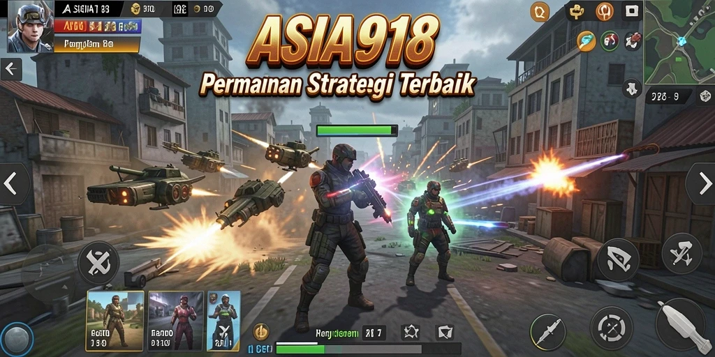 Tampilan gameplay ASIA918 yang menegangkan dan strategis.