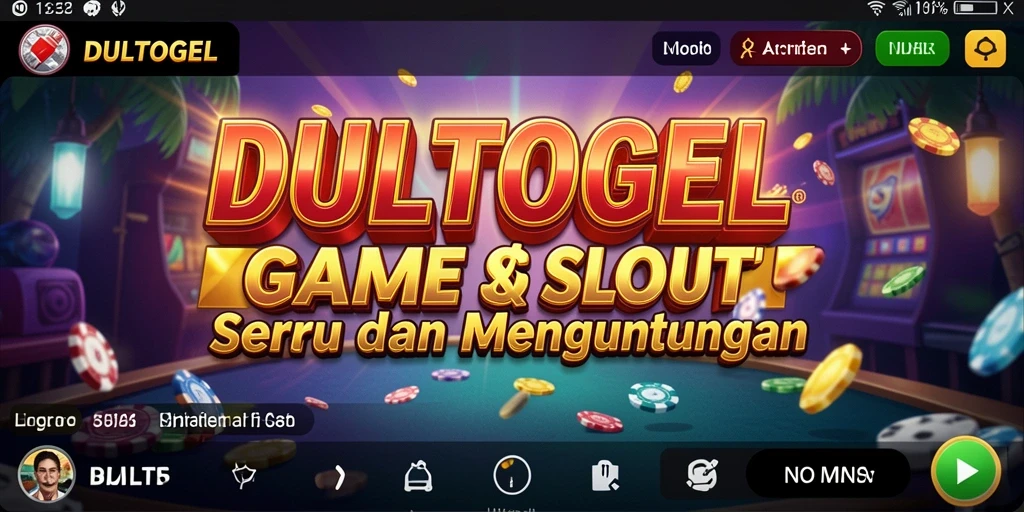 Tampilan menarik dari gameplay DULTOGEL yang seru.