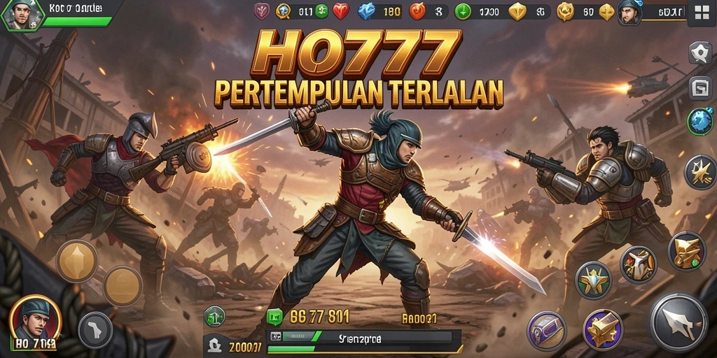 Gameplay mendebarkan dalam pertempuran Battle Royale.