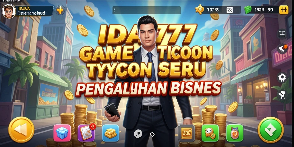 Tampilan gameplay IDA777 dengan elemen Tycoon yang menarik.