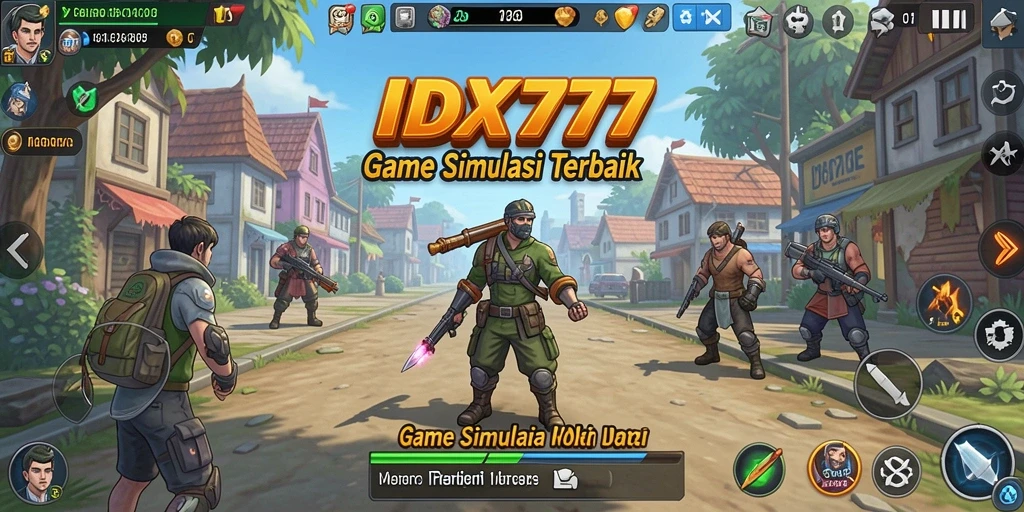 Tampilan screenshot utama gameplay IDX777 yang menampilkan pengalaman simulasi.