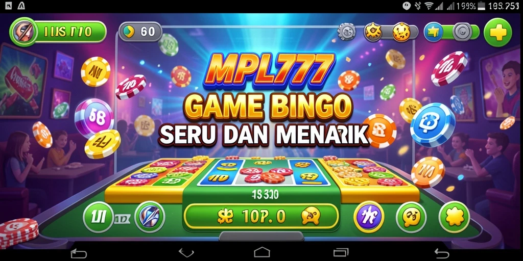 Screenshot utama MPL777 menampilkan keseruan bermain Bingo.