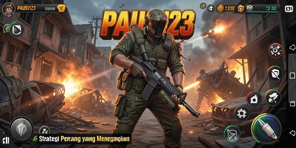 Tampilan gameplay menarik di <strong>PAUS123</strong>, menampilkan pertempuran strategis.