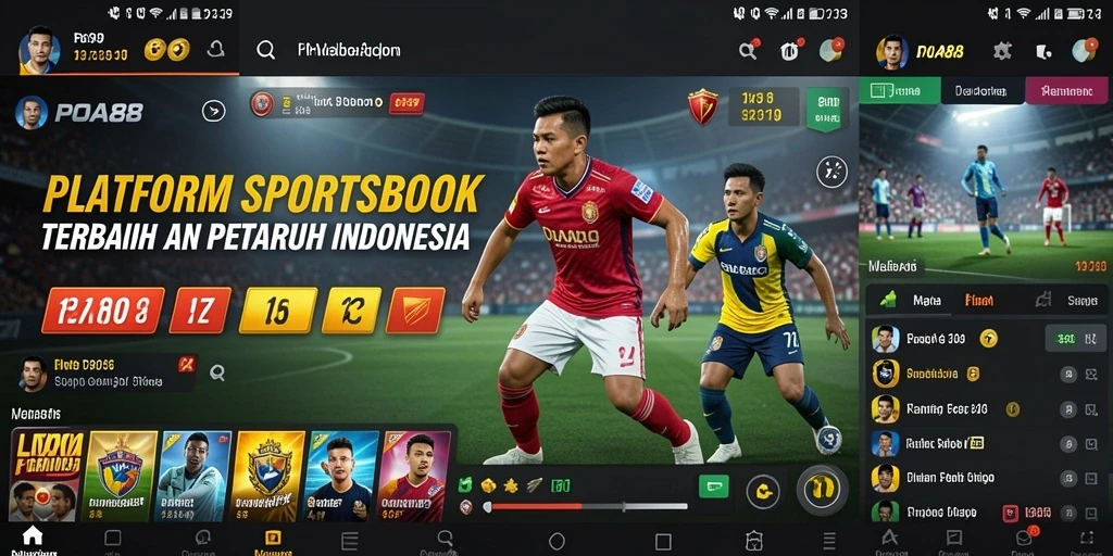 Tampilan gameplay Sportsbook yang menarik dan interaktif di POA88.