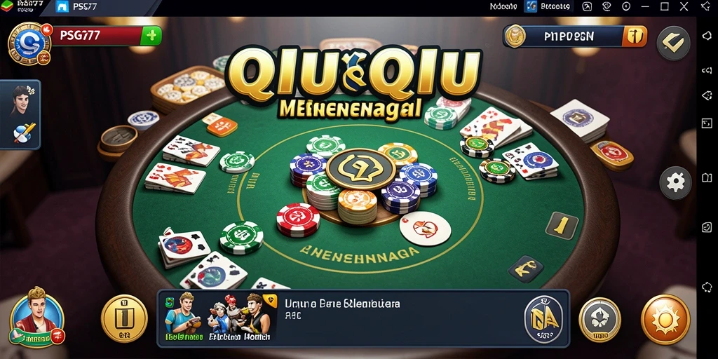 Tampilan gameplay seru QiuQiu di PSG77 yang menarik.
