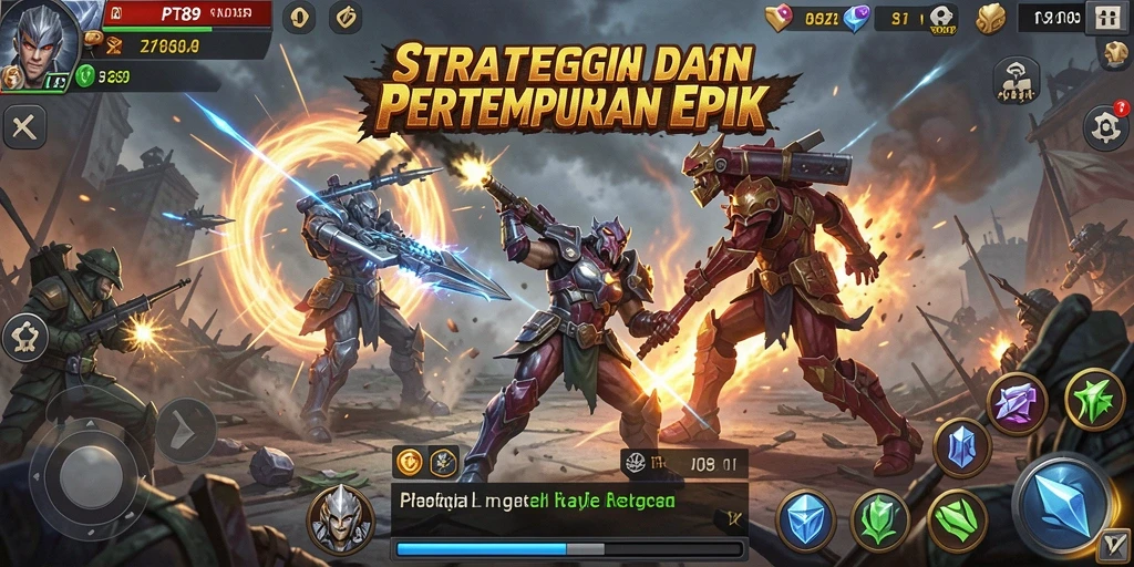 Tampilan gameplay PT89 yang penuh strategi dan pertempuran