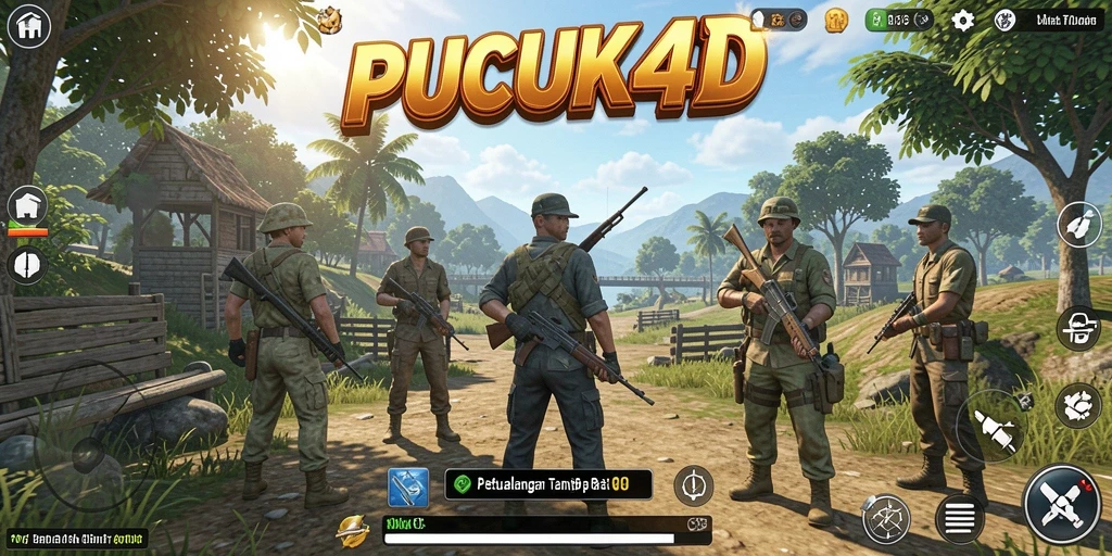 Tampilan menarik dari gameplay dunia terbuka PUCUK4D.