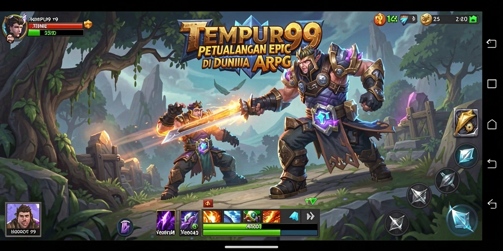 Gameplay seru dan grafis menawan di TEMPUR99.