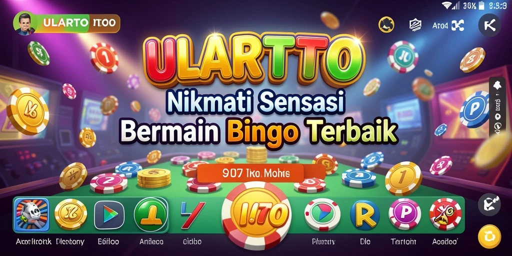 Tangkapan layar ULARTOTO menunjukkan gameplay Bingo yang seru.